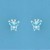 SPC 8mm BLUE CZ BUTTERFLY STUDS       =]