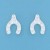 SPC PAVE SET CZ WISHBONE STUDS