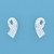 SPC CZ SET COMMA STUDS                 =