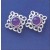 SPC 6mm AMETHYST SQUARE CELTIC STUD