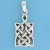 SPC RECT.OXIDISED CELTIC PENDANT       =