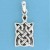 SPC RECT.OXIDISED CELTIC PENDANT       =