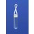 SPC CLEAR CRYSTAL SPEAR PENDANT
