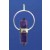 SPC AMETHYST CRYSTAL IN CIRCLE DROP    -