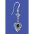 SPC CELTIC DESIGN ONYX DROP EARRING