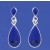 SPC SMALL LAPIS TEARDROP DROPS         =