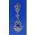 SPC LAPIS/MARCASITE FANCY DROPS        -