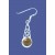 SPC AMBER  CELTIC STYLE DROP EARRINGS  =