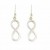 SPC PLAIN FIGURE EIGHT DROP EARINGS