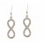 SPC FANCY FIGURE EIGHT/CZ DROP EARINGS