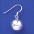 SPC PLAIN SINGLE BALL DROP EARRING     =