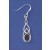 SPC OVAL ONYX CELTIC DROP EARRING      =