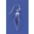 SPC 25MM CRYSTAL TEARDROP DROP EARRING =