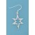 SPC CUTOUT CHRISTMAS STAR DROP EARRINGS