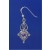 SPC CELTIC DESIGN AMETHYST HEART DROPS