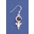 SPC 6mm GARNET FLEUR DROP EARRINGS