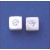 SPC 5mm CZ SET IN 9mm SQ. POLISHED STUD