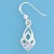 SPC SQ.LAVENDER CZ CELTIC EARRINGS     =