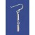 SPC LINKED TWO BARS DROP EARRINGS      =