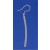 SPC 45x3x3mm BENT BAR DROP EARRINGS    =