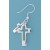 SPC CUTOUT DOUBLE CROSS DROP EARRINGS