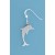 SPC SILHOUETTE DOLPHIN DROP EARRINGS