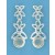 SPC CELTIC STUD WITH MOONSTONE DROP    =