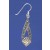 SPC SQUARE MARCASITES DROP EARRING     -
