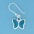 SPC 14mm TQ BUTTERFLY DROP EARRINGS    =