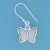 SPC 14mm M.O.P BUTTERFLY DROP EARRINGS =