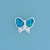 SPC SYN.OPAL/CZ BUTTERFLY STUDS        =