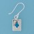 SPC WHITE/BLUE SYN.OPAL RECT.DROPS