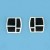 SPC INLAID ONYX CRAZY PAVING RECT STUDS=