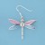 SPC INLAID M.O.P DRAGONFLY EARRINGS    =