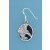 SPC OVAL INLAID M.O.P BIRD EARRINGS    =