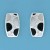 SPC CUSHION SHAPE ON/M.O.P/CZ STUDS    =