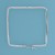 SPC 50x2x2mm SQ.CREOLE FITTING HOOPS