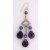 SPC TEARDROP AMETHYST/IMM.PEARL DROPS  =
