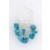 SPC 18mm HOOPS TURQUOISE CHIPS DROPS