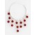 SPC 34mm HOOP/HANGING RED AGATE BEADS