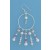 SPC 28mm CIRCLE/PEARLS+CRYSTALS EARRINGS