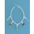 SPC FANCY HOOP STUDS WITH COL.CRYSTALS =