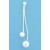 SPC 2 ROW BEAD ENDS SNAKE CHAIN DROPS  =
