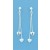 SPC 2 ROW HEARTS/ROUND BOX CHAIN DROPS =