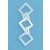 SPC LASER CUT LINKED SQUARE STUDS