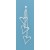 SPC 3 ROW TIF HEART CHAIN EARRINGS     =