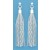 SPC CURB/BEAD CHAIN TASSLE EARRINGS    =