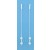 SPC LASER BEADS/BLUE STONE 10cm DROPS