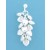 SPC BALL STUD WITH PUFF HEART CLUSTER  =