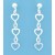 SPC BALL STUD WITH LINKED HEART DROP   =